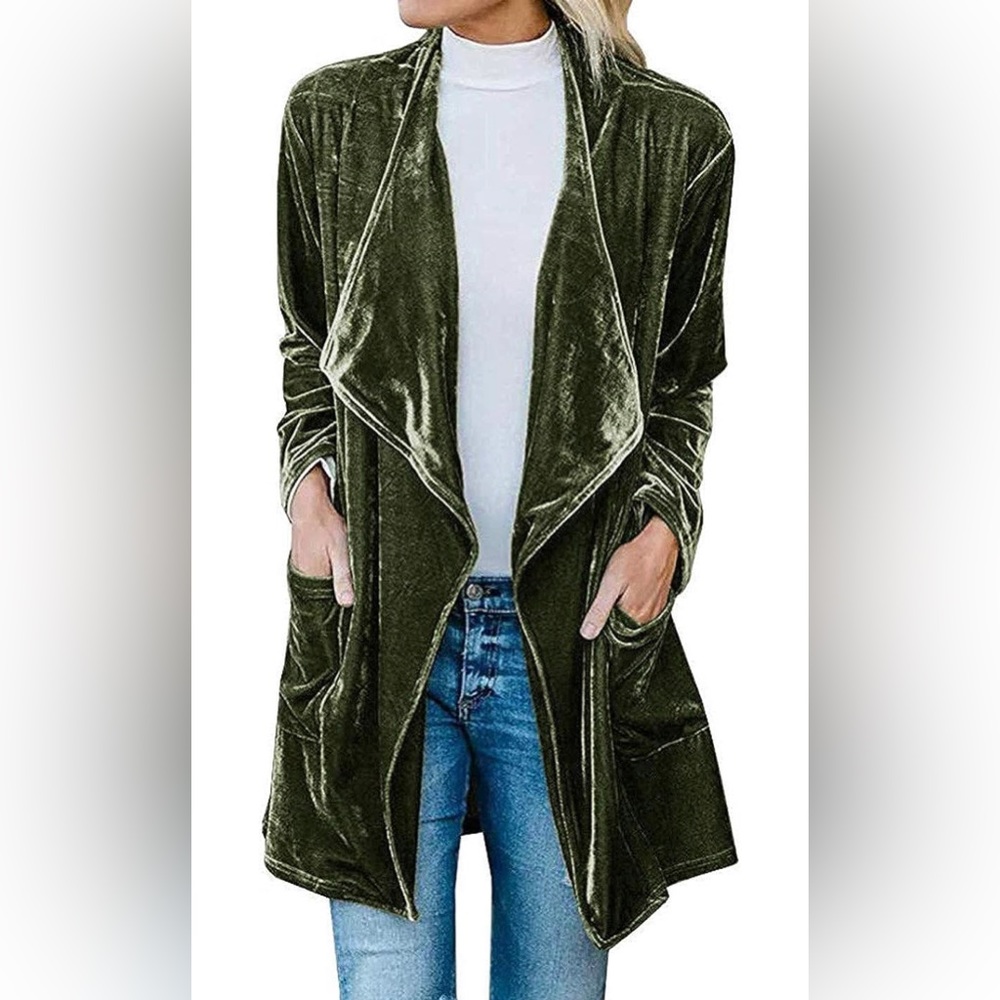 Green Velvet Jacket